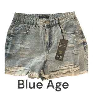 Blue Age Denim Shorts‎